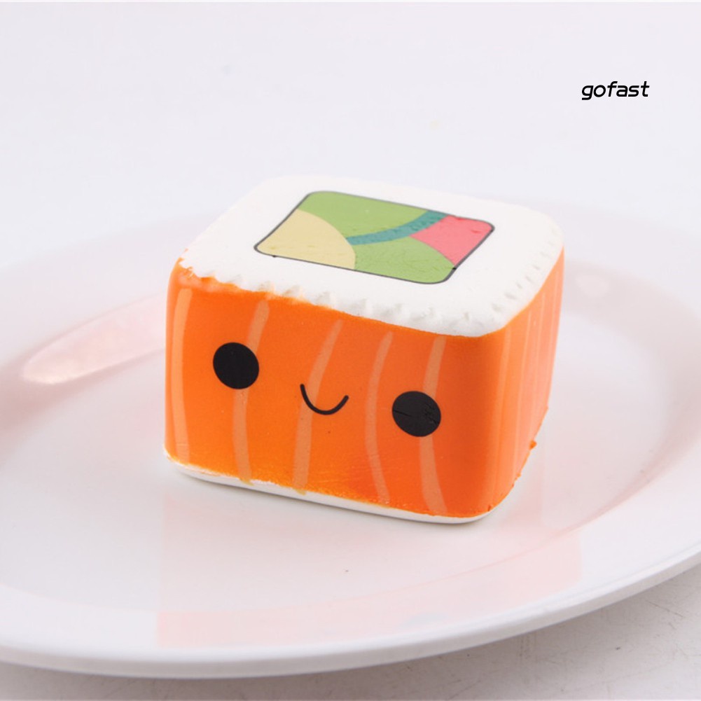 Đồ Chơi Xốp Squishy Giảm Stress Hình Sushi Dễ Thương Dành Cho Bé