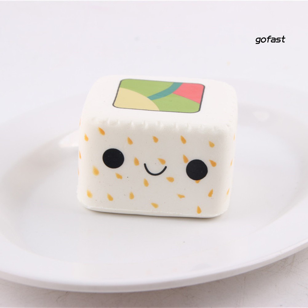 Đồ Chơi Xốp Squishy Giảm Stress Hình Sushi Dễ Thương Dành Cho Bé