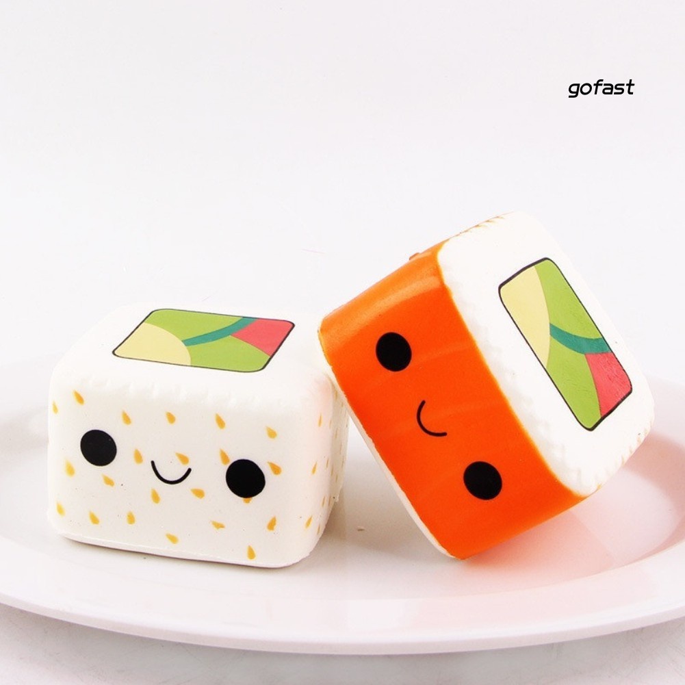 Đồ Chơi Xốp Squishy Giảm Stress Hình Sushi Dễ Thương Dành Cho Bé
