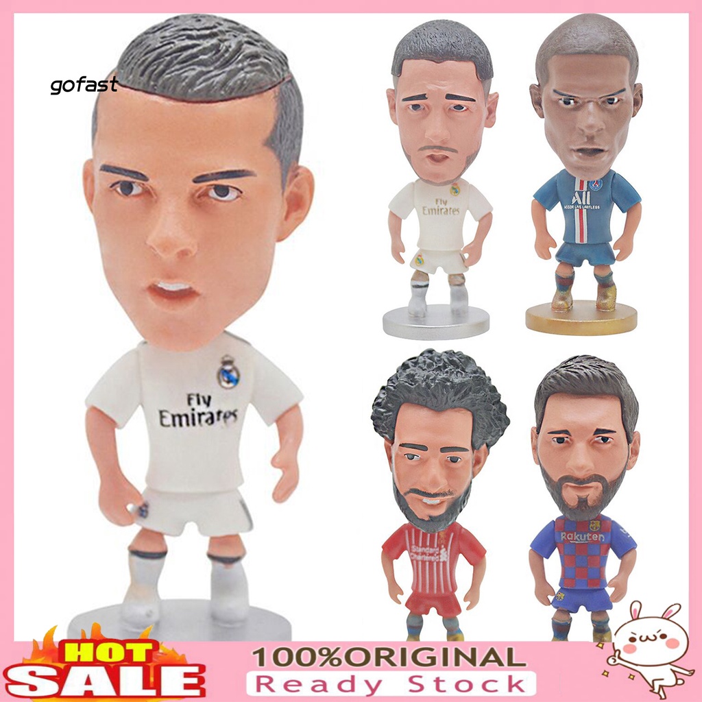 Mô Hình Cầu Thủ Bóng Đá Ronaldo Messi Salaah Dễ Thương