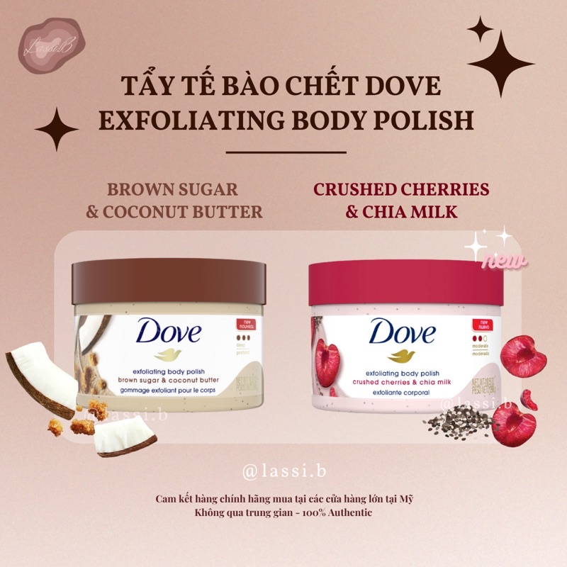 TẨY TẾ BÀO CHẾT DOVE EXFOLIATING BODY POLISH