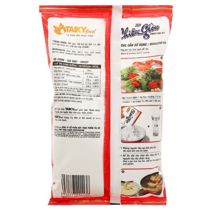 BỘT CHIÊN GIÒN TÀI KÝ 1KG