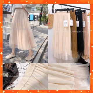 Chân váy tutu dài 3 lớp lót Hàng đẹp SHOP TRANG CHAVI