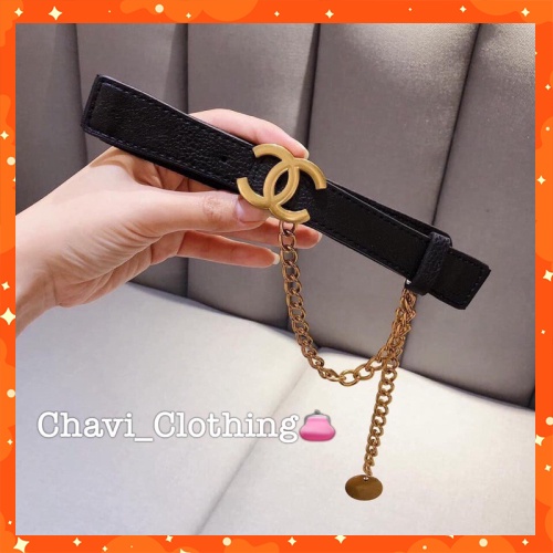 🌸FREE SHIP🌸 Đai váy đai xích sang chảnh bản 3cm vừa vặn đi tiệc đi chơi ảnh thật + video