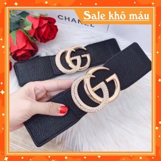 HOT Đai váy bản 6cm siêu đẹp chữ G đính đá