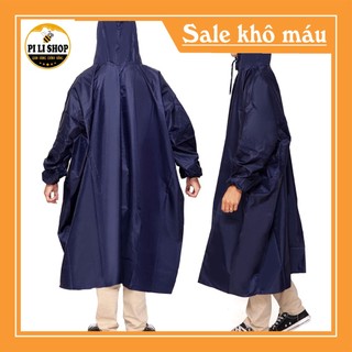 Áo Mưa Vải Dù Kín Người Siêu Bền 1 Người Áo Mưa Không Xẻ Hàng Loại 1 Cao Cấp