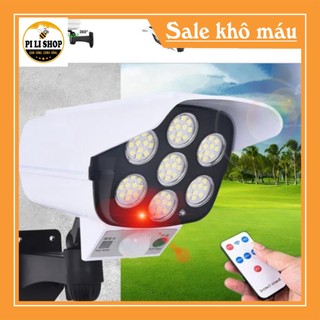 Đèn năng lượng mặt trời sân vườn giả camera, Đèn cảm biến chống trộm năng lượng mặt trời