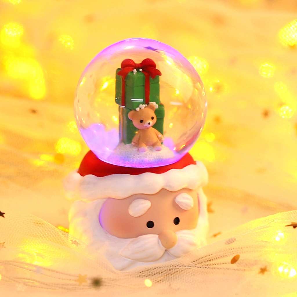 Quả Cầu Tuyết / Ông Già Noel / Người Tuyết Hoạt Hình Dễ Thương Trang Trí Cây Thông Giáng Sinh