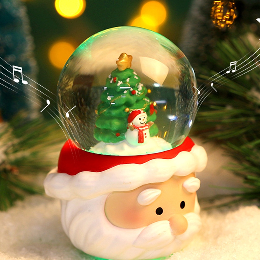 Quả Cầu Tuyết / Ông Già Noel / Người Tuyết Hoạt Hình Dễ Thương Trang Trí Cây Thông Giáng Sinh