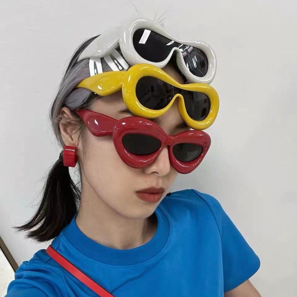 Kính Mát Kiểu Dáng Đáng Yêu Hợp Thời Trang Cho Nam Và Nữ