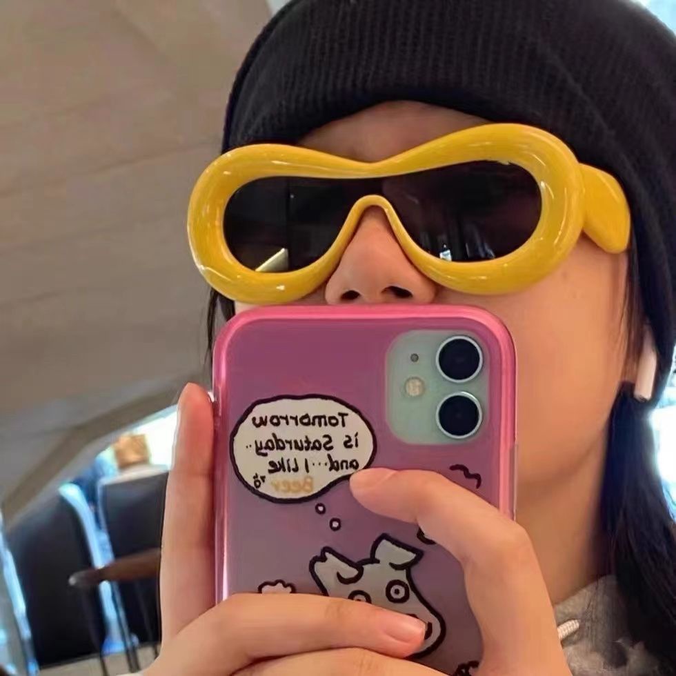 Kính Mát Kiểu Dáng Đáng Yêu Hợp Thời Trang Cho Nam Và Nữ