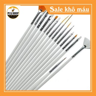 Set cọ làm nail 15 cây , set cọ vẽ full các dáng