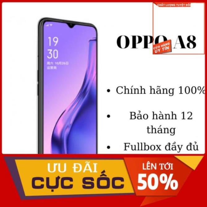 [SALE HOT]_Điện thoại Oppo A8 128G ram 6G 2sim,chính hãng 100%, chơi Game siêu mượt, đồ họa căng đét