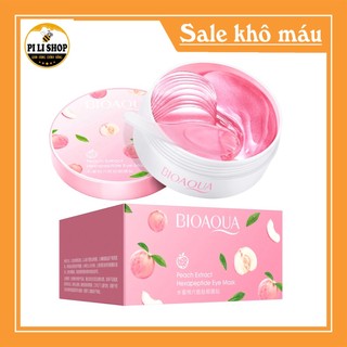 Mặt nạ mắt trái đào bioaqua hộp 60 miếng