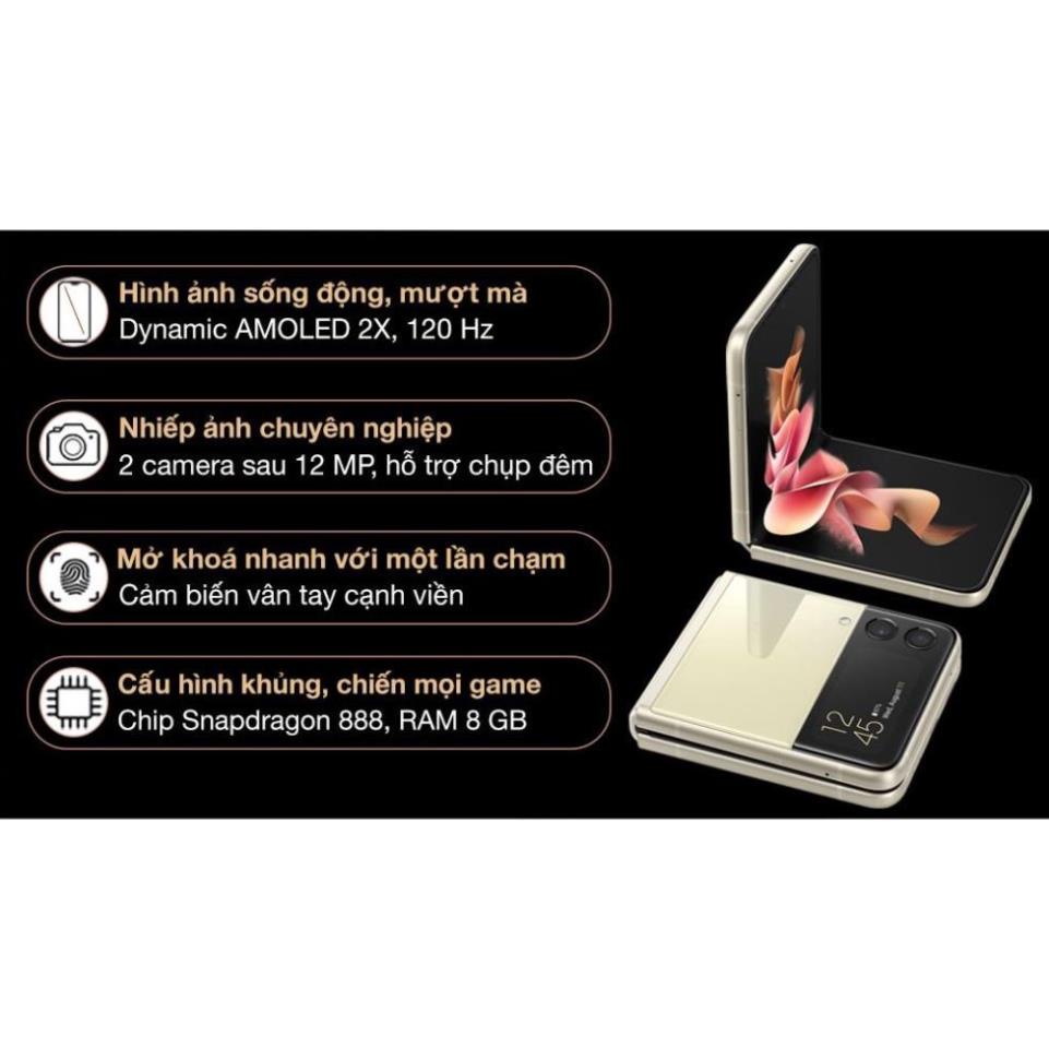 [MÃ GIẢM 500K]  Điện Thoại Samsung Galaxy Z Flip3 5G 128GB - Bảo hành chính hãng 12 tháng - Taoshop - Máy mới | BigBuy360 - bigbuy360.vn