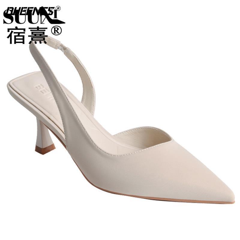 Sandal Cao Gót Mũi Nhọn Thiết Kế Mới Thời Trang Mùa Xuân Hè 2023 Dành Cho Nữ