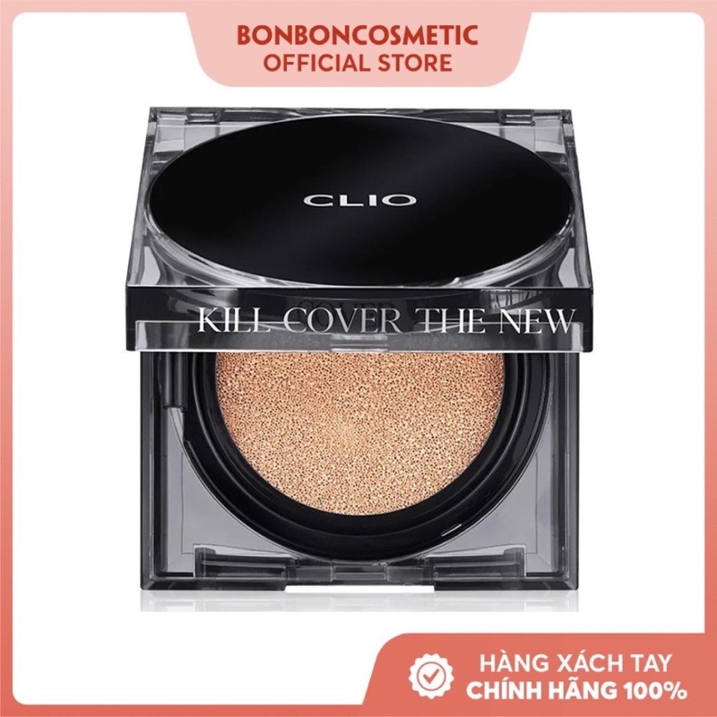 PHẤN NƯỚC CLIO KILL COVER FOUNDWEAR CUSHION XP 2 LÕI SPF 50+PA+++ Mẫu mới