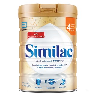 [Date 2025] Sữa bột Similac 4 lon 900g HMO