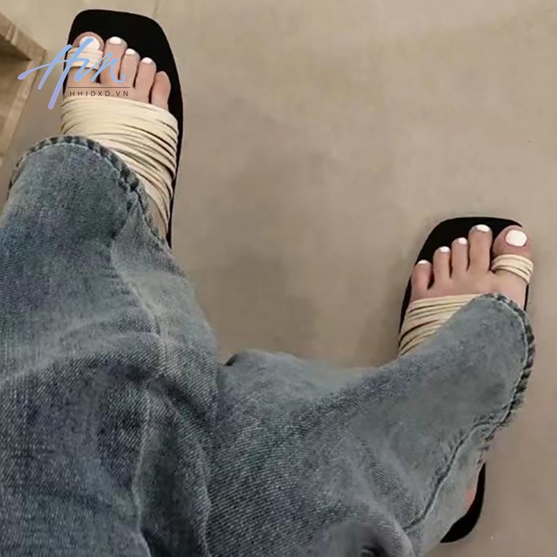 Giày Sandal Thái Lan Đế Dày Bằng Da Thật Thời Trang Mùa Hè 2023 Dành Cho Bạn Nữ