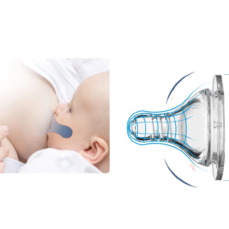 Bình Sữa Có Ống Hút Chống Tràn 5cm Cao Cấp Cho Bé