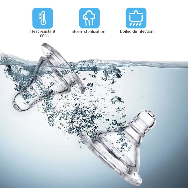 Bình Sữa Có Ống Hút Chống Tràn 5cm Cao Cấp Cho Bé