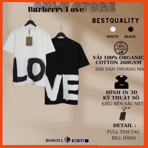 Áo Thun B.urberry nữ LOVE,Áo Thun B.urberry nam LOVE phong cách luxury | BigBuy360 - bigbuy360.vn