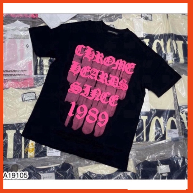 Áo Phông Nam Nữ Premium Cotton in Chữ Chrome Hearts 1989. Ao thun Unisex hotrend 2023 Cò Vạc | BigBuy360 - bigbuy360.vn