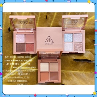 Bảng màu mắt 4 ô 3ce mini multi eye color palette