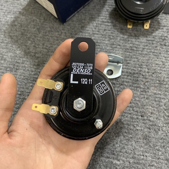 Còi Đĩa, Còi Xe Máy DENSO + Phụ Kiện Đi Kèm