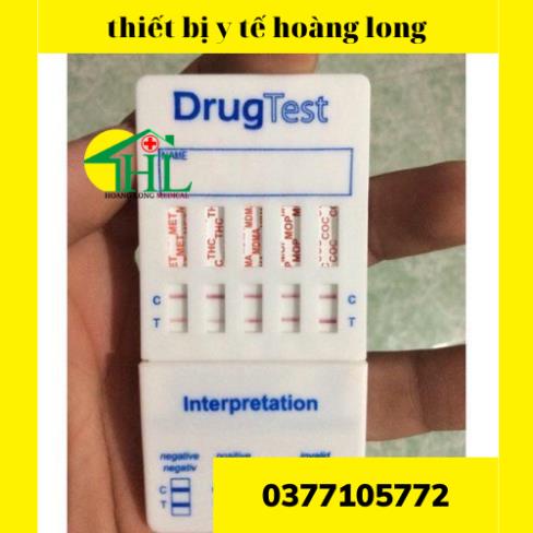 Que test thử ma túy 5 chân Amvi test nước tiểu tại nhà