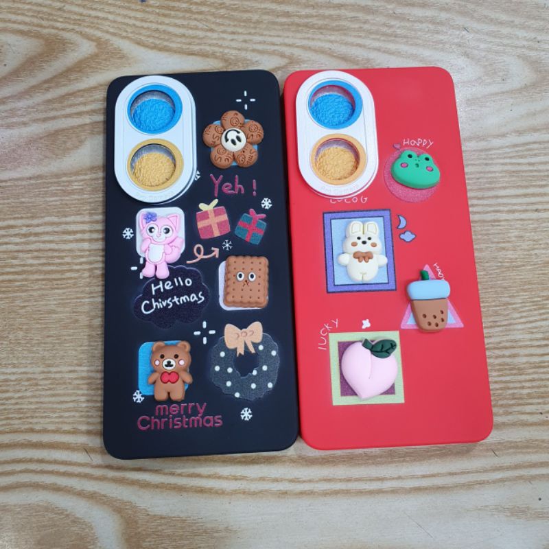 Ốp lưng Oppo Reno 8T 5G dẻo màu lưng dán hình dễ thương