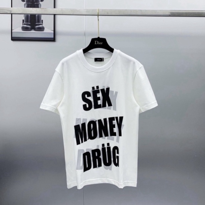 Áo Phông Nam Nữ Premium In Nổi Chữ Sex Money Drug - Chất Liệu Cotton Co Dãn 4 Chiều Cực Chất Unisex | BigBuy360 - bigbuy360.vn