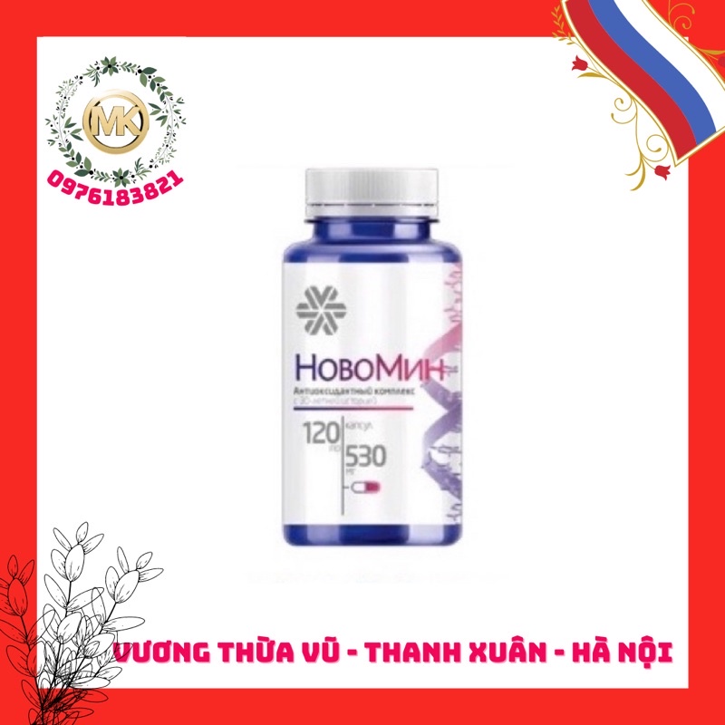 Thực phẩm bảo vệ sức khỏe Siberi Novomin – Hobomin- Fomula 4 120 viên
