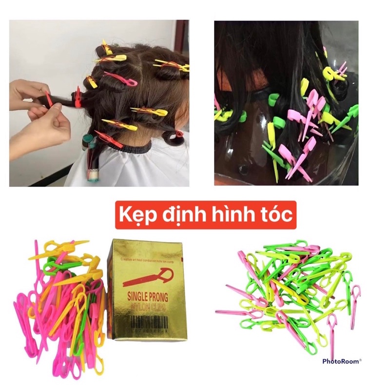 ❌RẺ NHẤT❌ Hộp 35 chiếc kẹp định hình tóc uốn dùng cho barbershop, salon tóc chuyên nghiệp