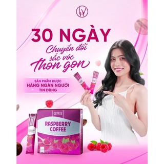 Cà phê mâm xôi giảm cân mâm xôi raspeerry coffee - hộp 15 gói