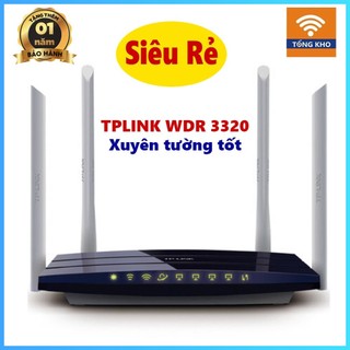 Bộ phát wifi tp link wdr3320, wifi 4 râu xuyên tường - 2 băng tần - siêu rẻ