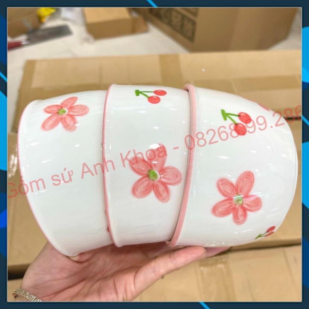 Bát Ăn Cơm Bát Chè Đĩa Sứ Chén Dĩa Sứ Dễ Thương Cute Decor Cao Cấp dáng vuông tròn xinh yêu.