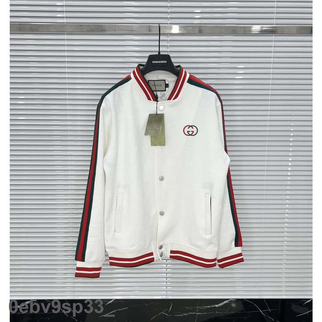 Chính Hãng Hot Áo khoác bomber Gucci vân nổi thiết kế hot trend Nam nữ New 2022