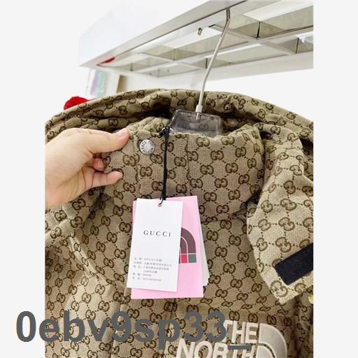 mới The North Face Gucci đã sẵn sàng tàu! Áo Khoác cotton Giữ Ấm Thời Trang Mùa Đông Mới
