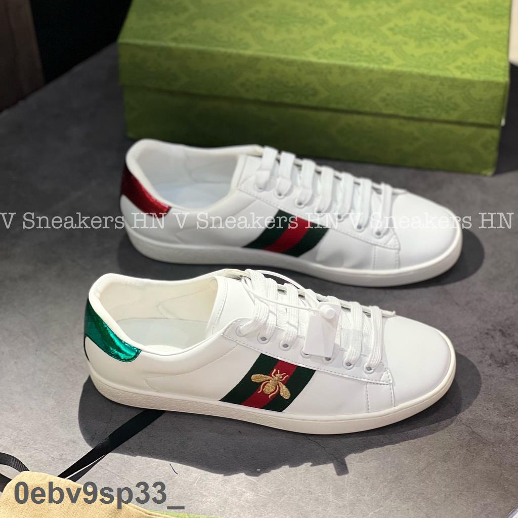 Sỉ số lượng lớn Giày Thể Thao Gucci Ong Cao Cấp Full Size Nam Nữ Phong Cách Hàn Quốc Giày GC Xanh Đỏ Thêu Họa Tiết Ong V