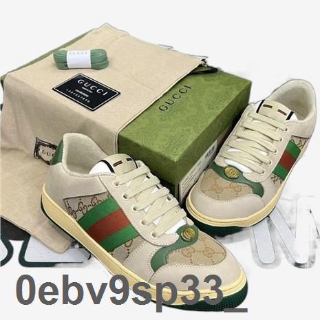 Hàng chính hãng Giày gucci sơn tùng, Giày thể thao GC xanh đỏ dễ phối đồ nam nữ bản đẹp, full size, full phụ kiện