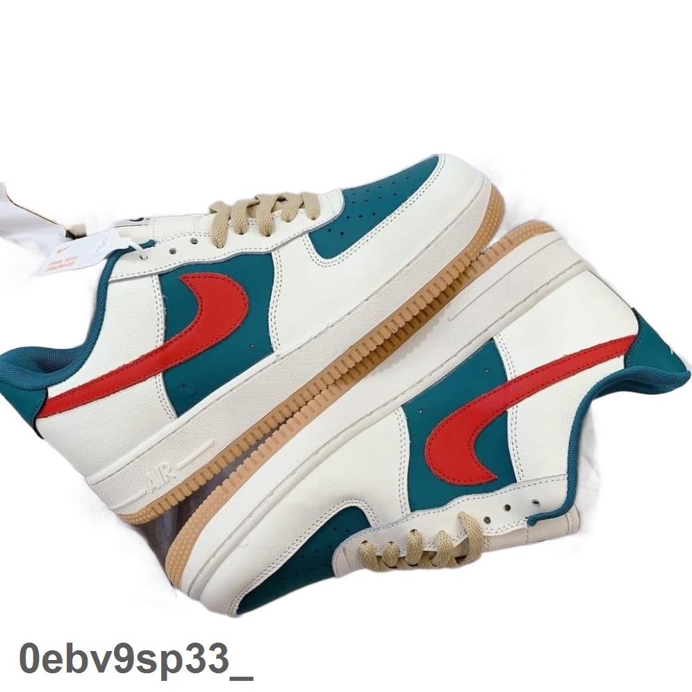 Hình Thật Giày Sport Nike_Gucci, Giày Sneaker AF1 GC xanh đỏ bản chuẩn Trung Full Bill Box GLS450