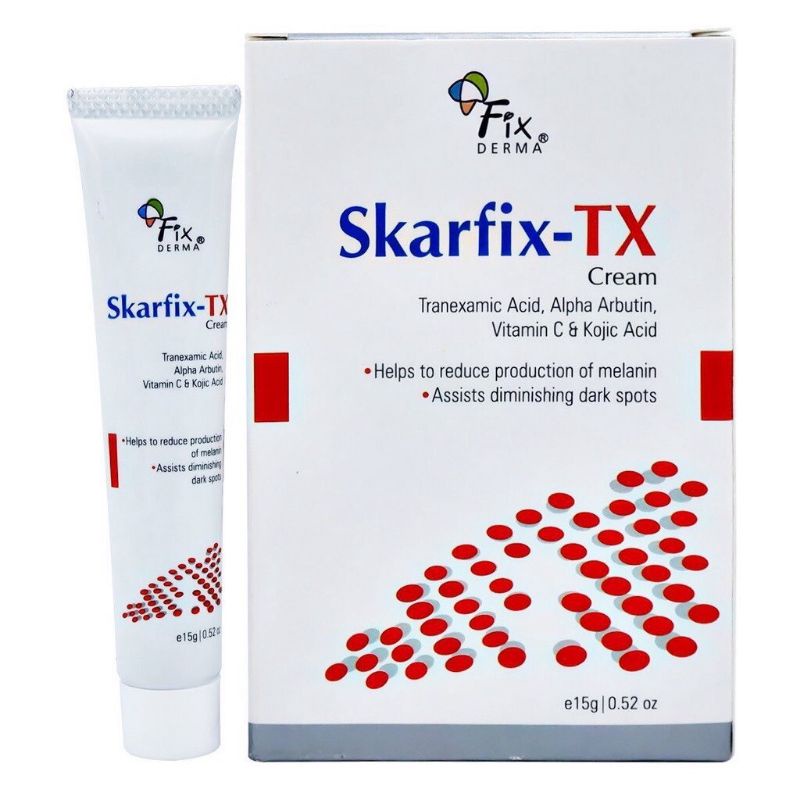 KEM TRẮNG DA, MỜ THÂM, GIẢM NÁM FIXDERMA SKARFIX - TX CREAM 15GRAM