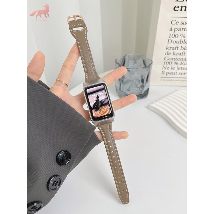 (HL)▲☜Vòng eo nhỏ cổ điển phù hợp với vòng đeo tay Xiaomi Dây đeo đồng hồ 7pro da tốt thay thế thắt lưng thông minh vỏ b