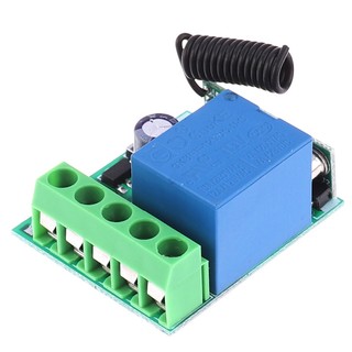 1ch channel wireless rf remote control receiver relay switch diy module 433mhz