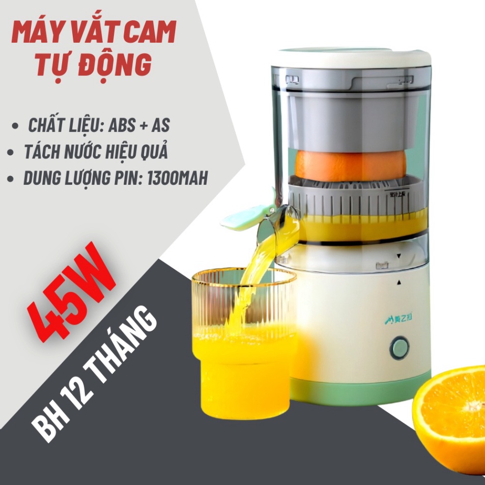 Máy Vắt Cam Và Hoa Quả Tự Động Sử Dụng Sạc USB Tiện Lợi Cao Cấp Dành Cho Mọi Gia Đình