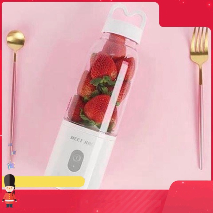 Máy Xay Sinh Tố Đa Năng Cầm Tay Meet Juice - Xay cực nhanh 9s, cao cấp, an toàn [manastore]