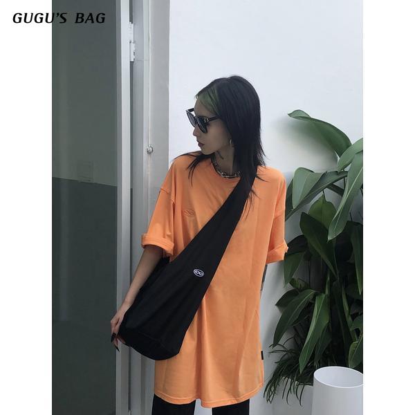 Túi Dây Rút Đeo Chéo Màu Đen Xinh Xắn Thời Trang