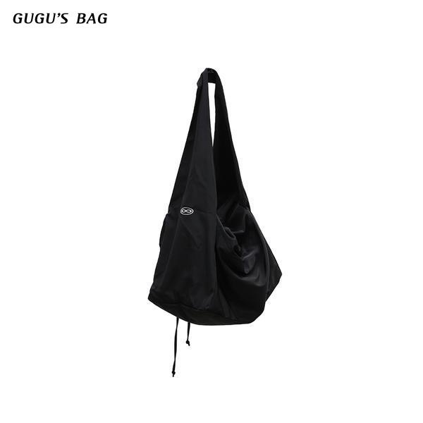 Túi Dây Rút Đeo Chéo Màu Đen Xinh Xắn Thời Trang