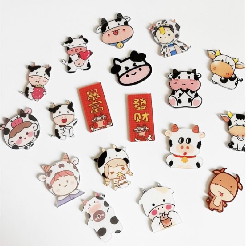 Phụ kiện, sticker, pin, cài trang trí áo, balo, túi ví